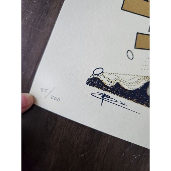 Richey Beckett Jimi Hendrix Hendrix At Monterey Limited edition Lithograph 2021 - Picture 4 of 7